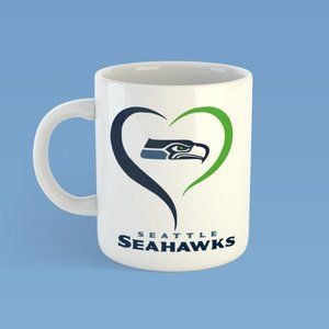 NFL heart favorite NFL football Team Sport Mug of Your Favorite Team